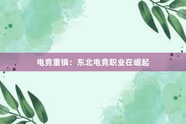 电竞重镇：东北电竞职业在崛起